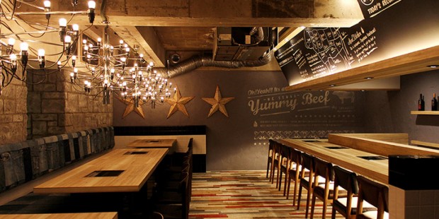 Yakaniku-Sakamoto-restaurant-by-design-office-Dress-Osaka